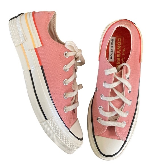 Converse Chuck Taylor All Star 70 Low Colorblock Pink Quartz W 570788C - Picture 1 of 7